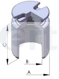 ERT 150274-C Piston, brake caliper